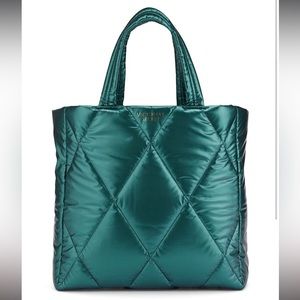 Victoria’s Secret Women’s Puffer Tote | Teal | NWT |